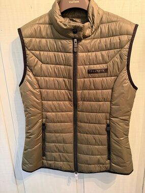 Vestrum Equestrian Cattolica Quilted Olive Puffer Vest